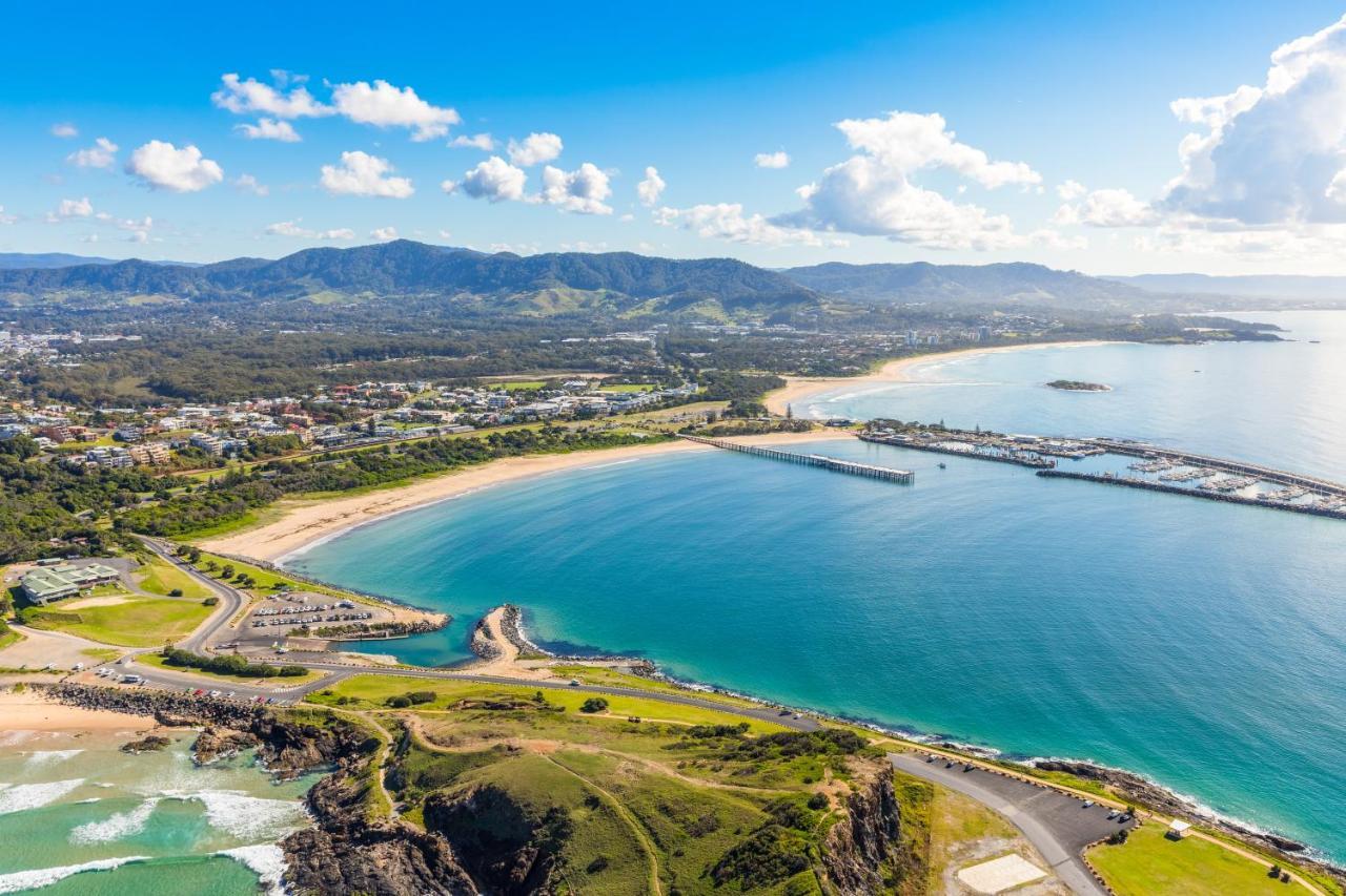 كوفس هاربور Surf Beach Motel Coffs المظهر الخارجي الصورة